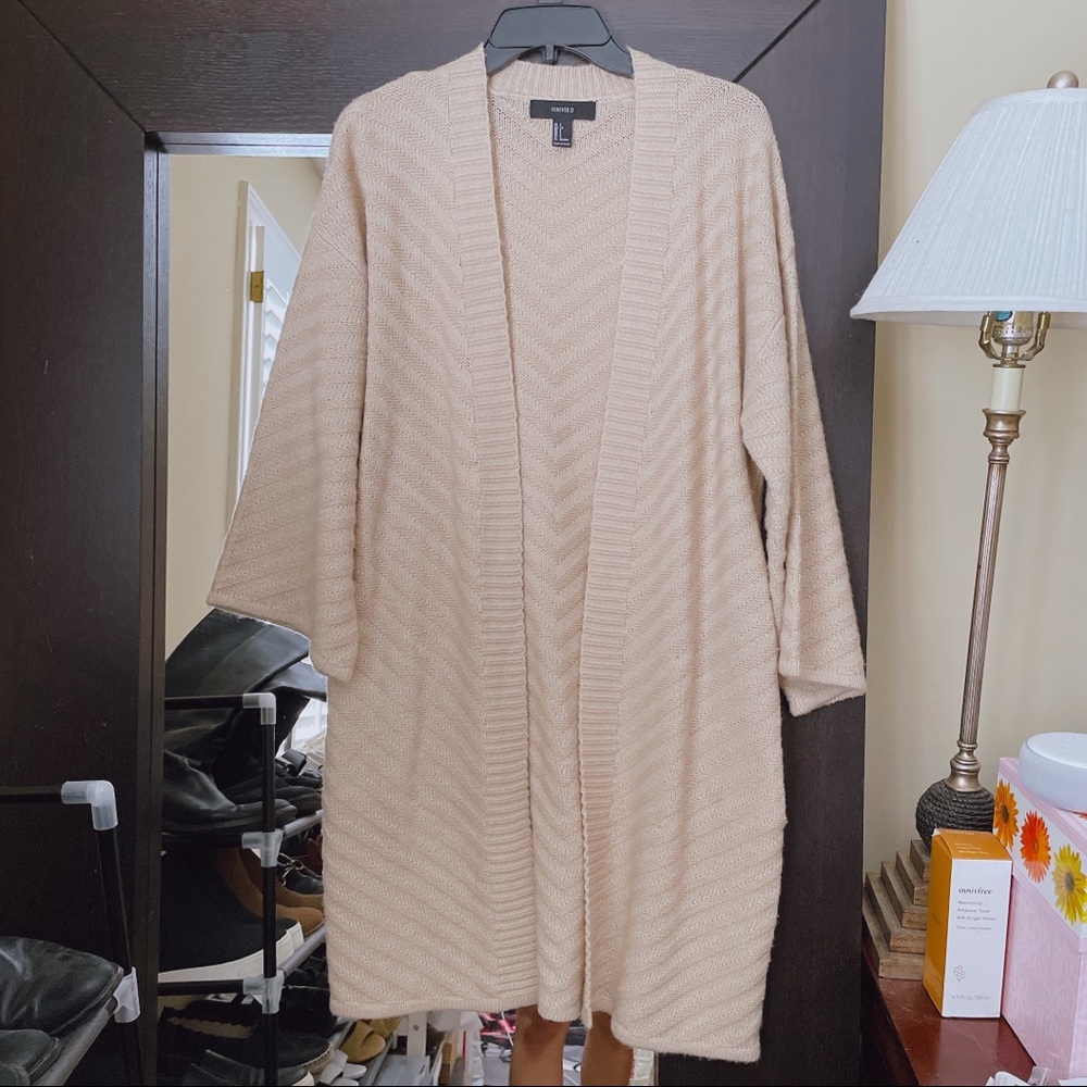 Long Beige Sweater (S)